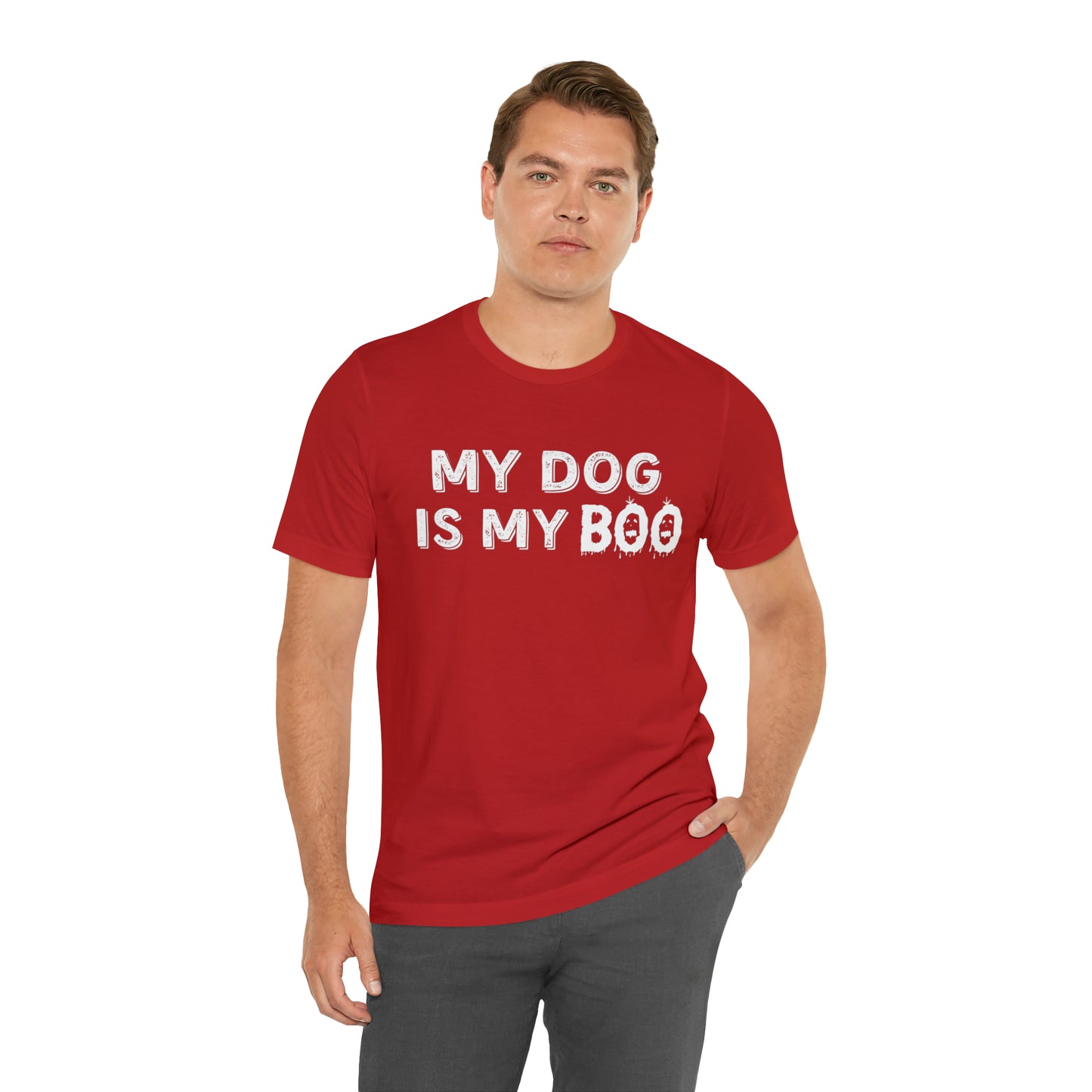 My Dog Is My Boo Shirt, Dog Lover Shirt, Spooky Dog Shirt Cute, Halloween Shirt for Dog Lovers, Dog Halloween Shirt, T828