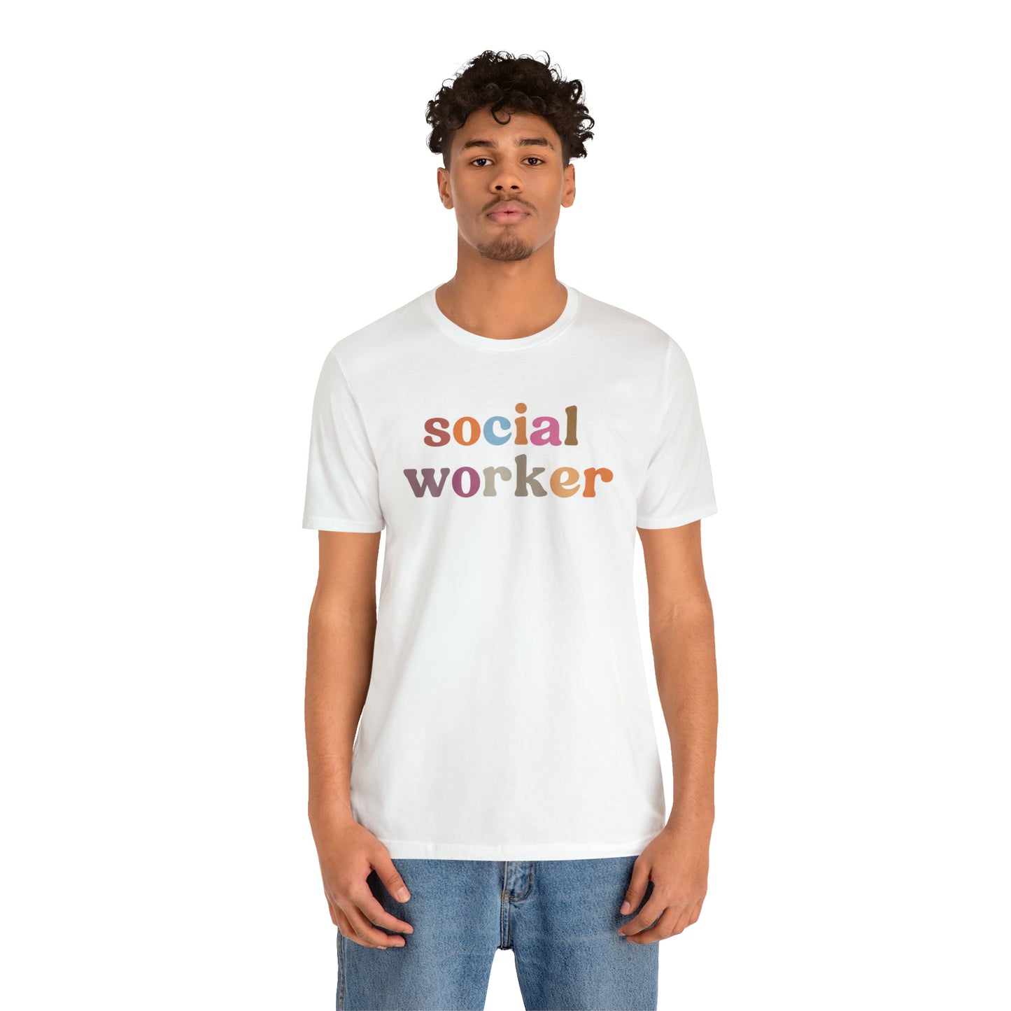 Retro Social Worker Shirt, Social Worker T-shirt for Women, School Social Worker Shirt, Social Worker Gift, T459