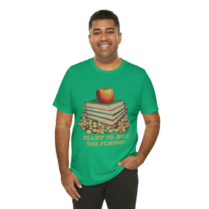 Back to school shirt funny for student - Ready to rule the school, T152