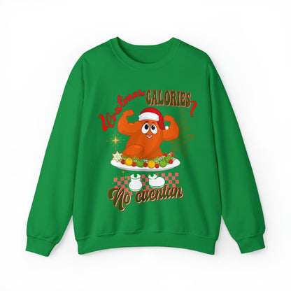 Christmas Calories No Cuentan Sweatshirt, Feliz Navidad Shirt, New Year Sweatshirt, Spanish Christmas Sweatshirt, Holiday Sweaters, S874