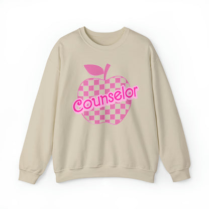 Counselor Sweatshirt, Counselor Appreciation, Counselor Shirts Pink Trendy, School Psychologist Sweatshirt Retro Cute Elementary, S843