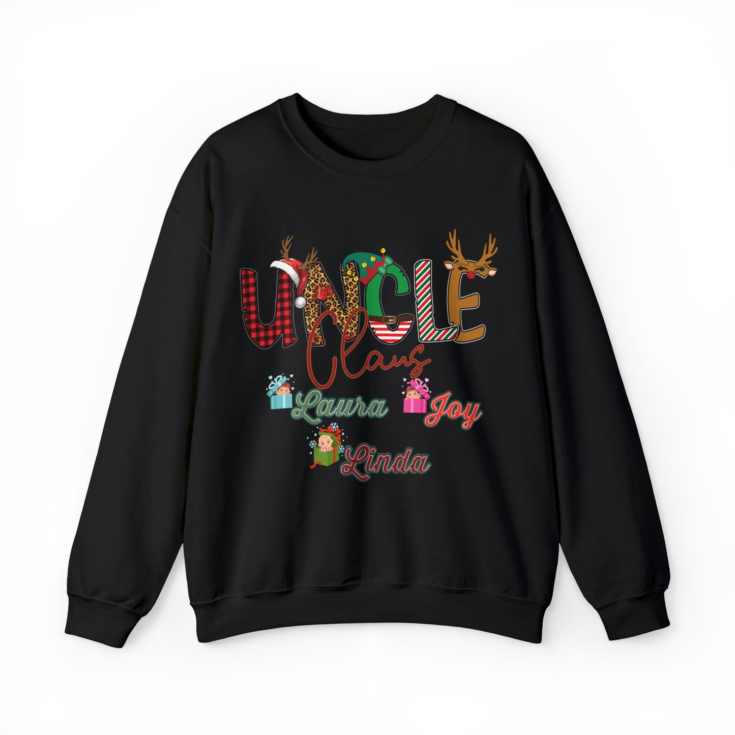 Custom Uncle Claus Sweatshirt, Christmas Uncle Sweatshirt, Christmas Uncle Sweater, Custom Uncle With Name Sweatshirt, Gifts For Uncle, S937