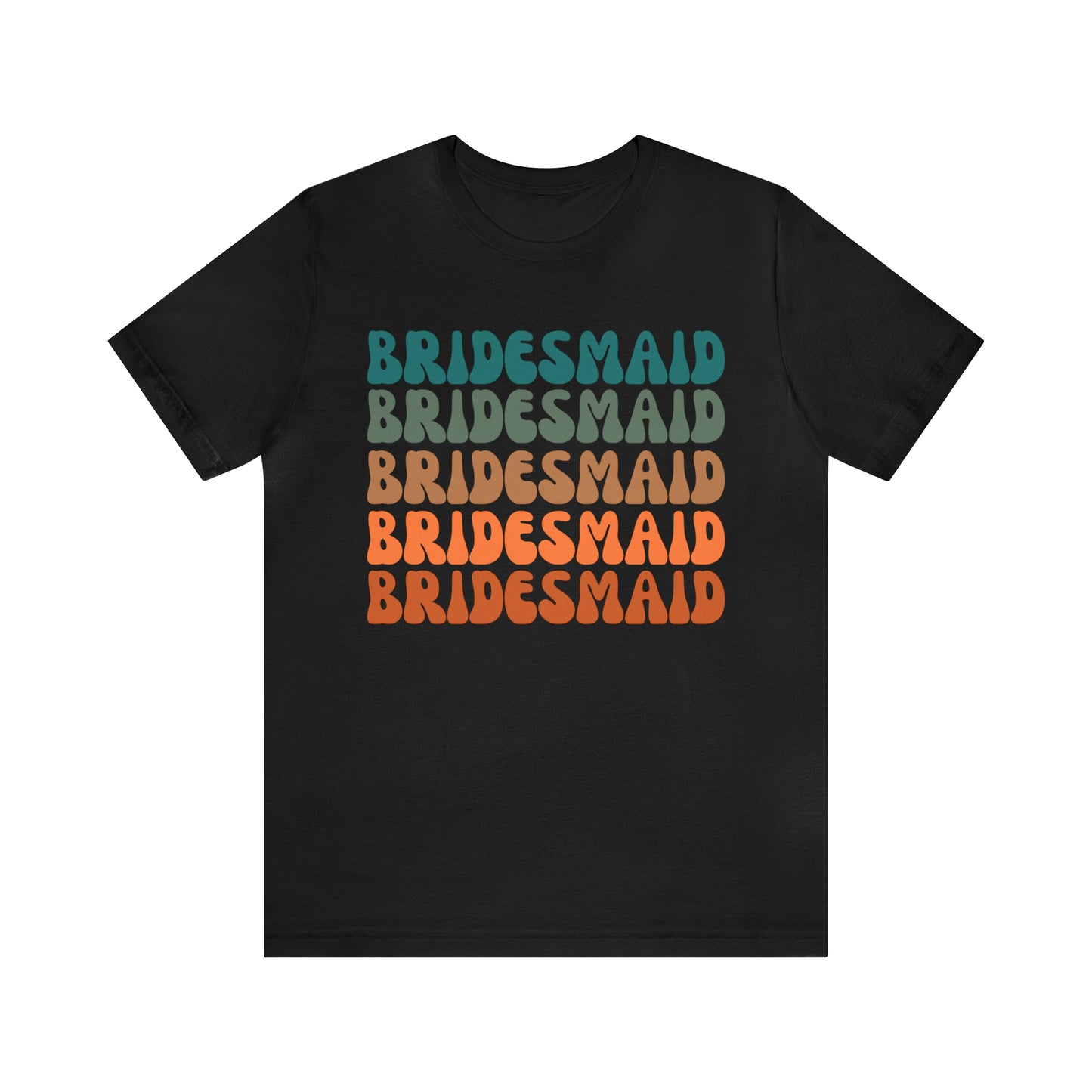 Retro Bridesmaid TShirt, Bridesmaid Shirt for Women, T288