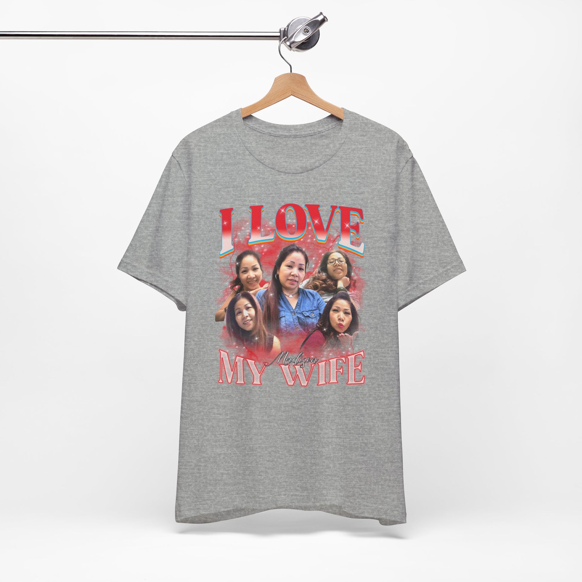 I Love My Wife T-Shirt – Romantic Anniversary Gift for Husband