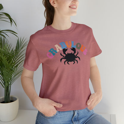 Crab Shirt for Her, Crabulous Shirt, Crab Shirt, Beach Shirt, Summer Vibe Shirt, Crab Hunt Shirt, Sea Life Shirt, Ocean Shirt, T477