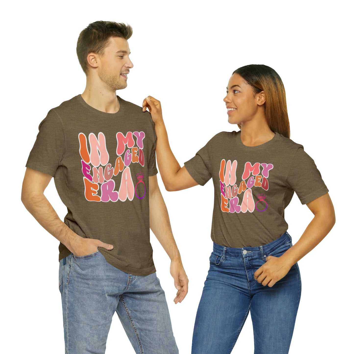 In My Engaged Era T-shirt, Bachelorette Shirt, Engagement Gift For Her, Engaged AF,  Fiance Shirt, T389