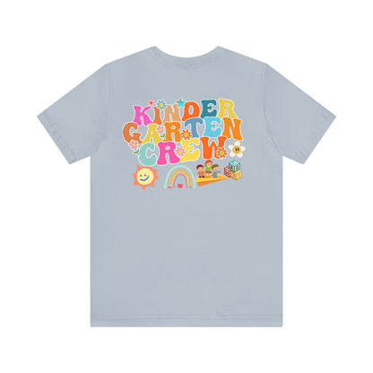 Custom Kindergarten Teacher Shirt, Cute Kindergarten Crew Shirt, Retro Teacher Shirt, Custom Teacher Appreciation Gift, T619