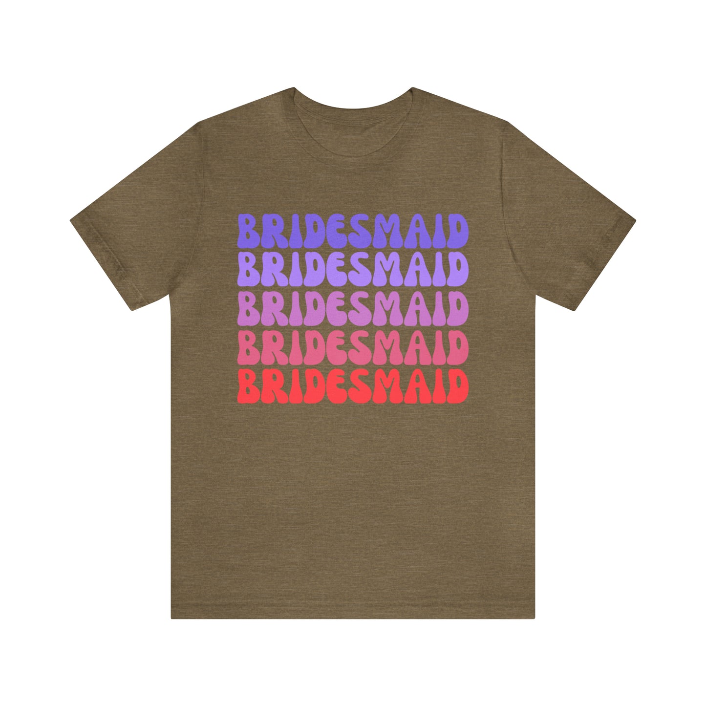 Retro Bridesmaid TShirt, Bridesmaid Shirt for Women, T285