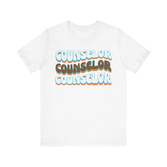 Counselor Shirt, School Counselor Retro Shirt, Therapists Shirt, Psychologist Shirt, Gift For Counselor, Guidance Counselor Shirt, T1518