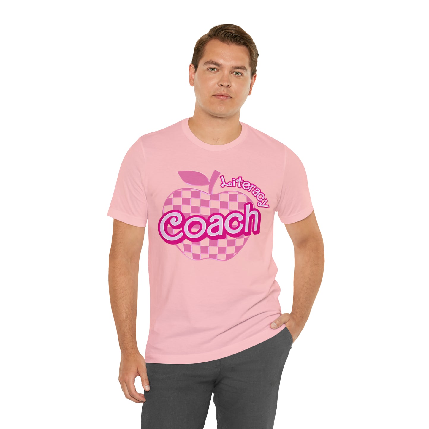 Literacy Coach shirt, Pink Sport Coach Shirt, Colorful Coaching shirt, 90s Cheer Coach shirt, Back To School Shirt, Teacher Gift, T821