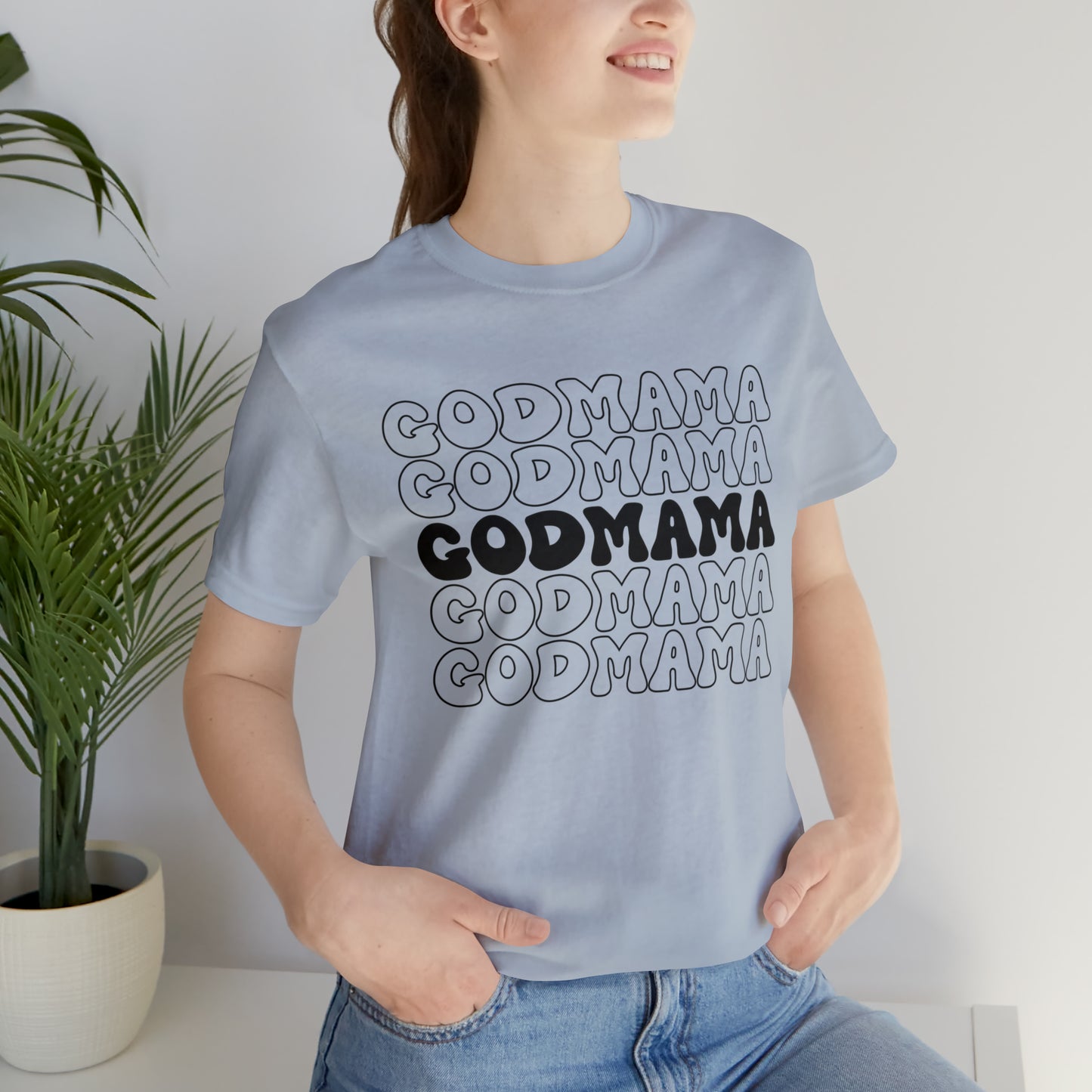 Retro Godmother Shirt for Mother's Day, Godmother Gift from Goddaughter, Cute Godmama Gift for Baptism, God Mother Proposal, T249