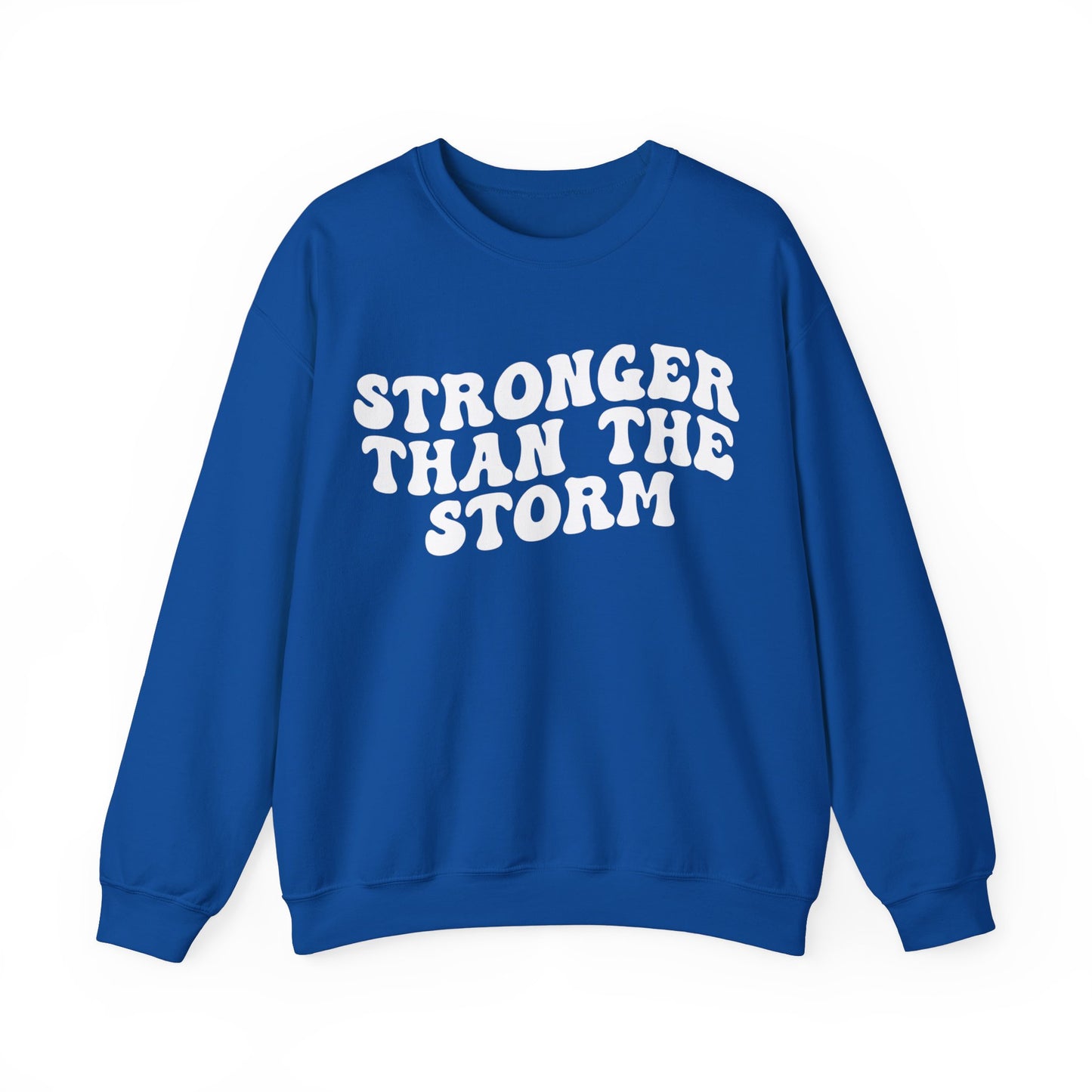 Stronger Than The Storm Sweatshirt, Godly Woman Sweatshirt, Religious Women Sweatshirt, Shirt for Women, Jesus Lover Sweatshirt, S1228