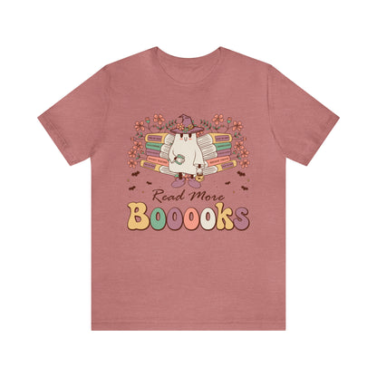 Read more books Shirt, Spooky Season Tee, Retro Halloween Cowgirl Shirt, Cowgirl Halloween Shirt, Vintage Ghost Shirt, T768