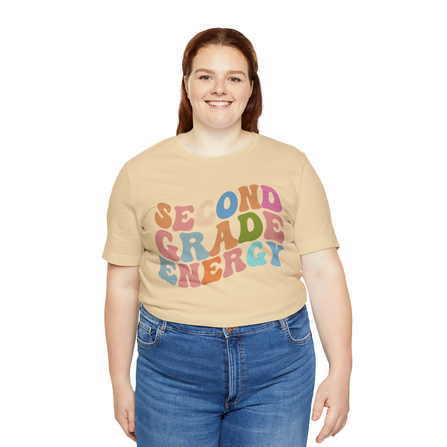 Cute Teacher Shirt, Second Grade Energy Shirt, Shirt for Second Grade, Teacher Appreciation Shirt, Best Teacher Shirt, T495