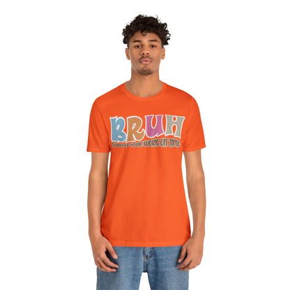 Cool Teacher Shirt, bruh submit your work on time, Bruh Shirt Gift For Teachers, Sarcastic Teacher Tee, Bruh Teacher Tee, T392