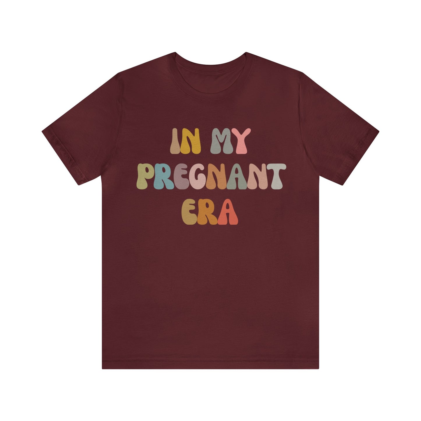 In My Pregnant Era Shirt, Pregnancy Reveal Shirt, New Mom Shirt, Mother's Day Shirt, Baby Announcement Shirt, Gift For Pregnant Mom, T1403