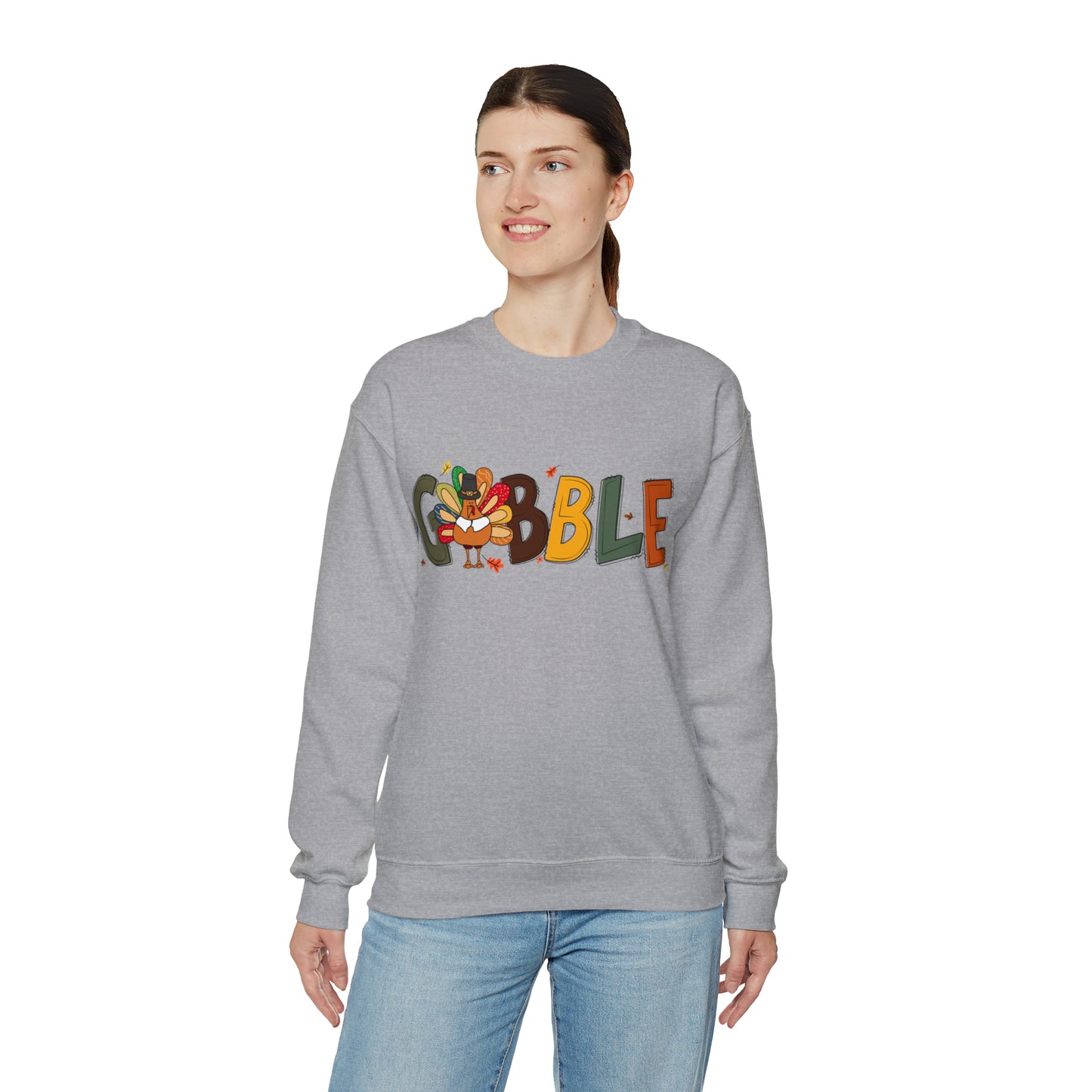 Gobble Sweatshirt, Gobble Turkey Sweatshirt, Thanksgiving Sweatshirt, Thanksgiving Dinner Sweatshirt, Family Thanksgiving Sweatshirt, S862