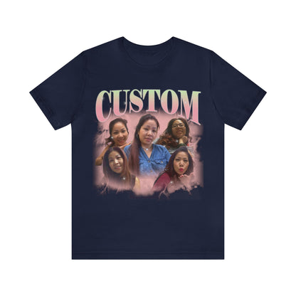 Custom Your Own Bootleg Tee, Retro Custom Bootleg Rap Tee, Custom Your Photo, Insert Your Design, Vintage Graphic 90s Tshirt, T1383