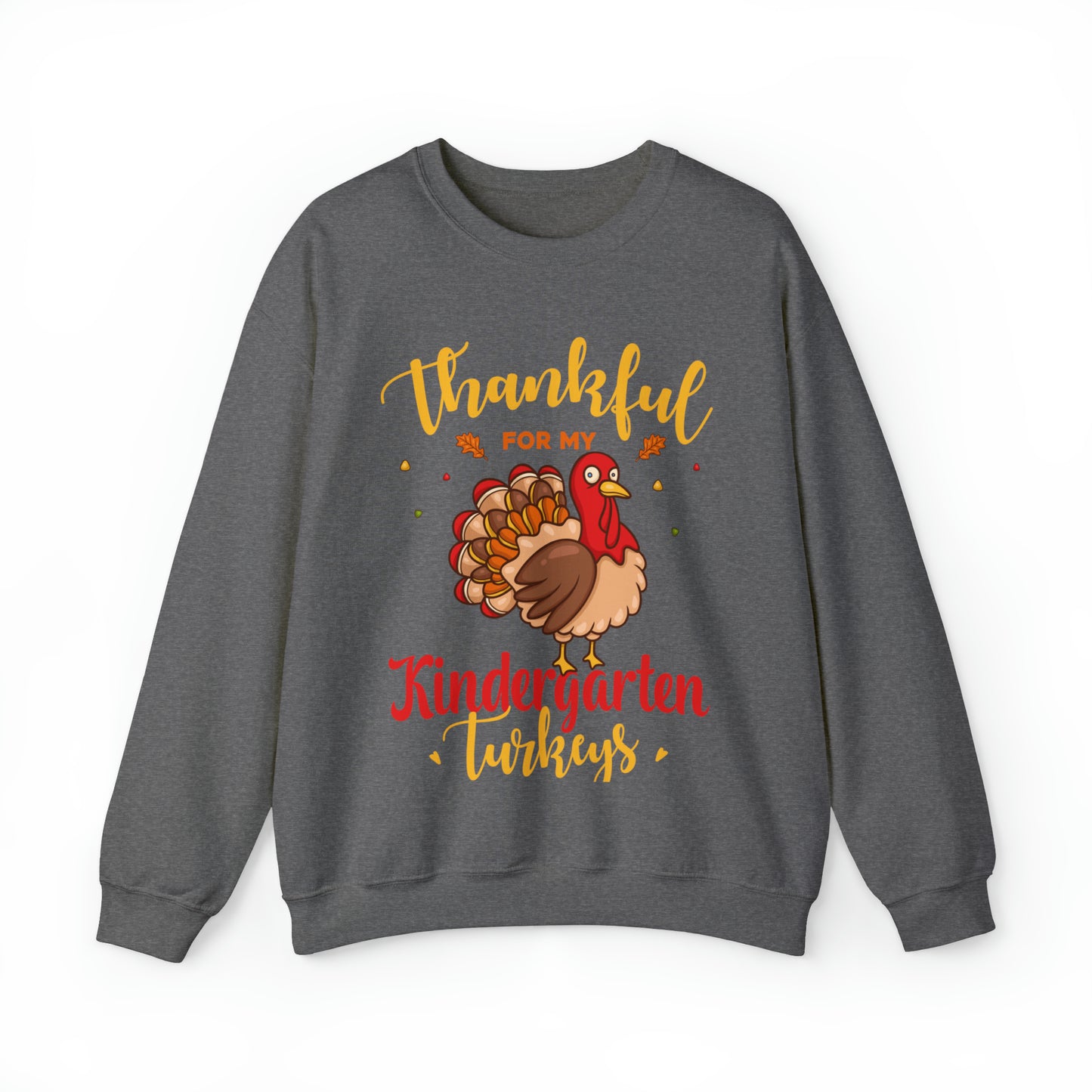 Thankful For My Kindergarten Turkey Sweatshirt, Thanksgiving Dinner Sweatshirt, Family Thanksgiving Shirt, Thanksgiving Turkey Shirt, S860