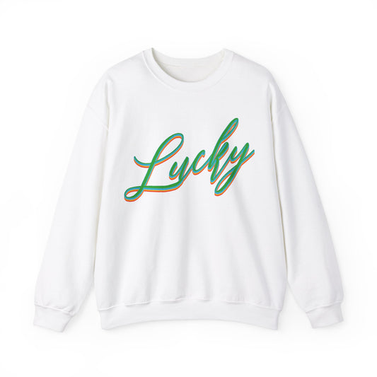 St Patrick's Day Lucky Sweatshirt, Women's St Patty's Sweatshirt, Shamrock Sweatshirt, St Patrick's Day Tee Cute St Pattys Sweatshirt, S1482