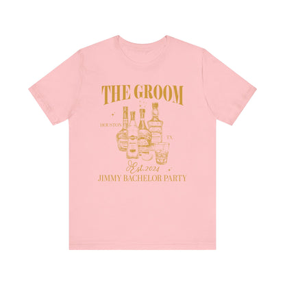 The Groom Bachelor Party Shirts, Groomsmen Shirts, Custom Bachelor Party Gifts, Funny Bachelor Shirts, Group Bachelor Shirts, T1556