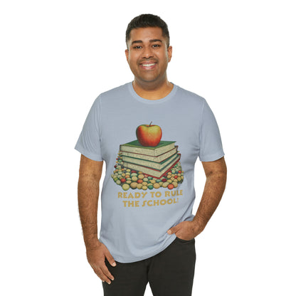 Back to school shirt funny for student - Ready to rule the school, T152