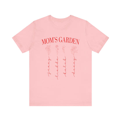 Custom Birth Month Flowers Shirt, Custom Moms Garden Shirt, Grandmas Garden Sign Shirt, Birth Month Flower Shirt,  Birth Flower Shirt, T1611