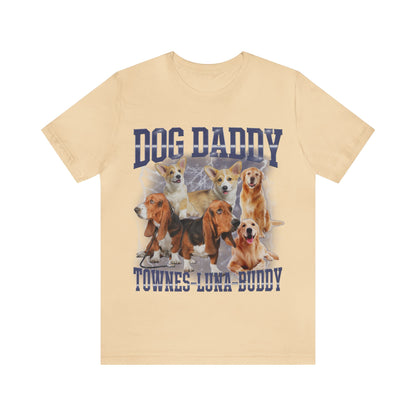 Retro Custom Bootleg Dog Daddy Shirt, Retro Custom Bootleg Rap Tee Dog, Custom Rap Tee Cat Lover, Vintage Graphic 90s Tshirt, Dog dad, T1418