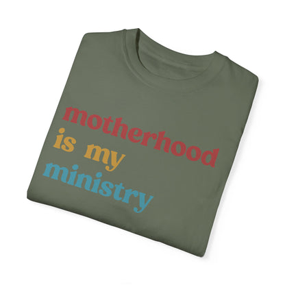 Motherhood Is My Ministry Shirt, Mothers Day Shirt, Motherhood Mom Shirt, Religious Mom Shirt, Cool Mom Shirt, Motherhood Shirt, CC1614