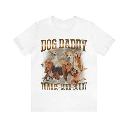 Retro Custom Bootleg Dog Daddy Shirt, Retro Custom Bootleg Rap Tee Dog, Custom Rap Tee Cat Lover, Vintage Graphic 90s Tshirt, Dog dad, T1417