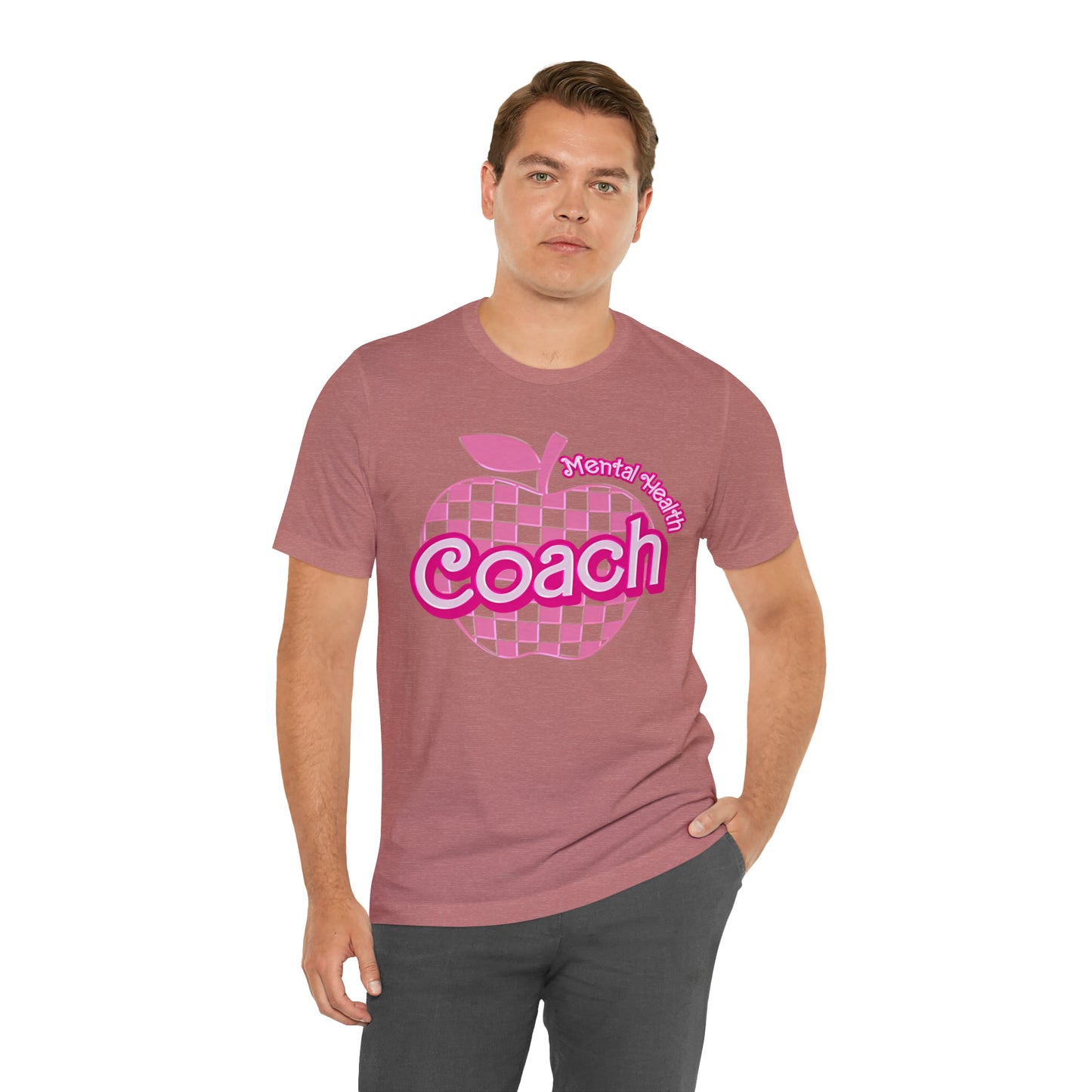 Mental Health Coach shirt, Pink Sport Coach Shirt, Colorful Coaching shirt, 90s Cheer Coach shirt, Back To School Shirt, Teacher Gift, T823