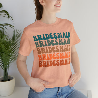 Retro Bridesmaid TShirt, Bridesmaid Shirt for Women, T288