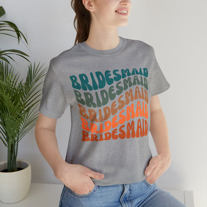 Retro Bridesmaid TShirt, Bridesmaid Shirt for Women, T289