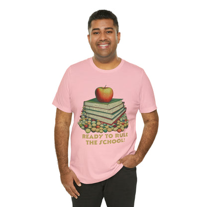 Back to school shirt funny for student - Ready to rule the school, T152