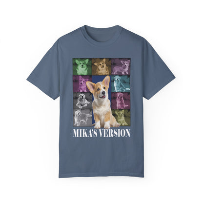 Custom Era's Tour Shirt, Personalized Dog Bootleg Era's Tour Shirt, Custom Pet Portrait Shirt, Dog Photo Shirt, Custom Dog's Version, CC1340