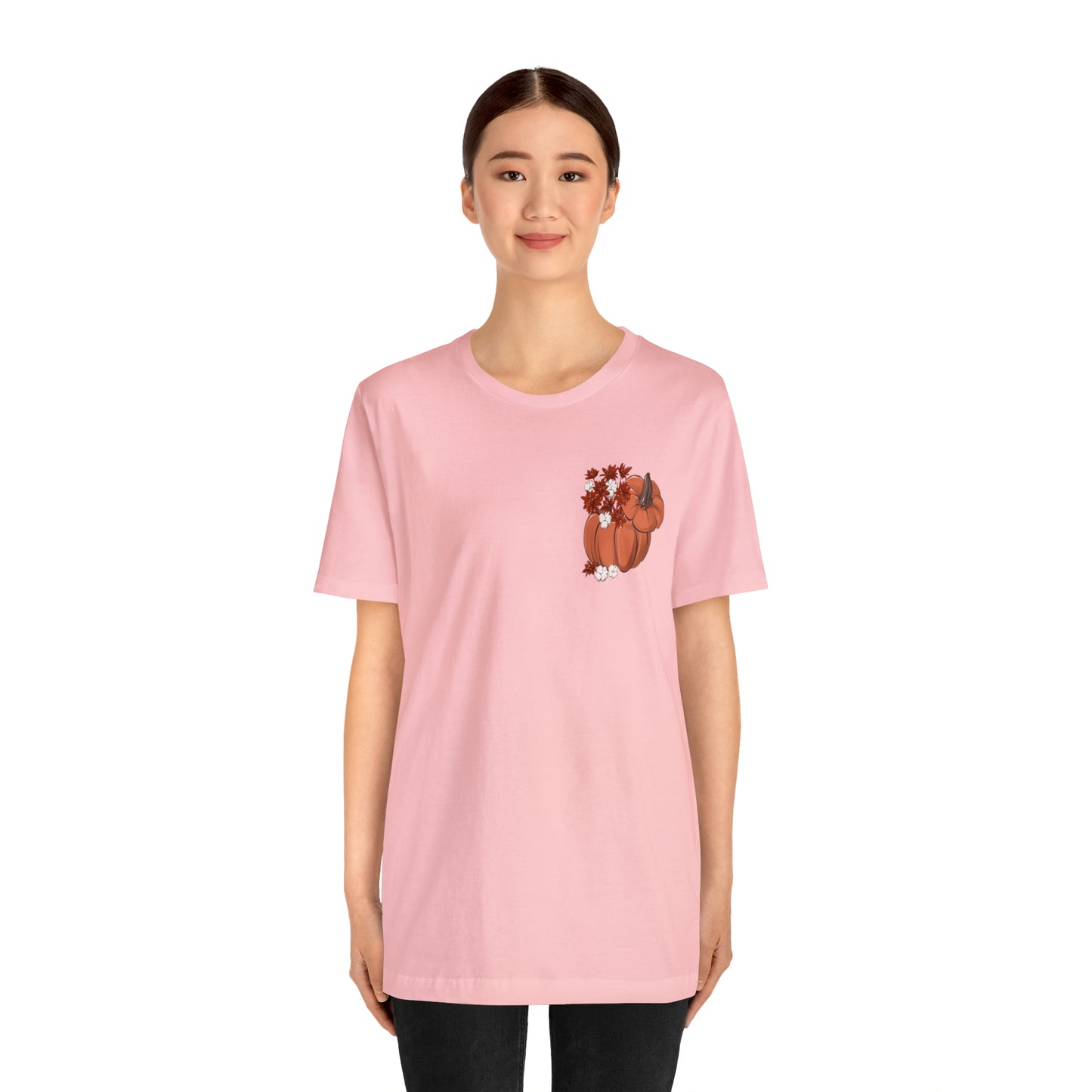 Pumkin Halloween tshirt, Ghost Halloween Shirt, Ghost Cat Shirt, Fall tshirt for Women, T526