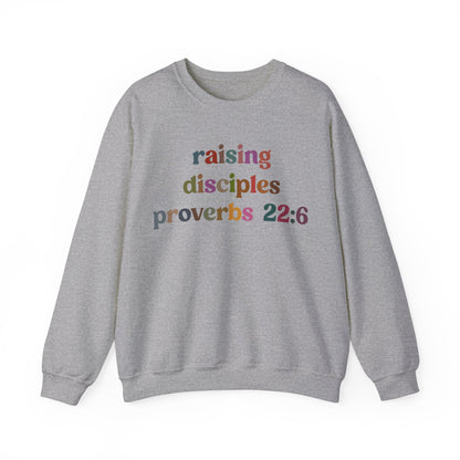 Raising Disciples Proverbs Sweatshirt, Bible Verse Sweatshirt, Godly Woman Sweatshirt, Christian Sweatshirt, Jesus Lover Sweatshirt, S1267