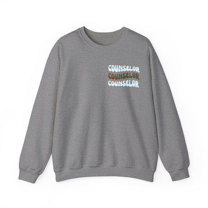 Counselor Sweatshirt, School Counselor Retro Sweatshirt, Therapists Sweatshirt, Psychologist Sweatshirt Guidance Counselor Sweatshirt, S1519