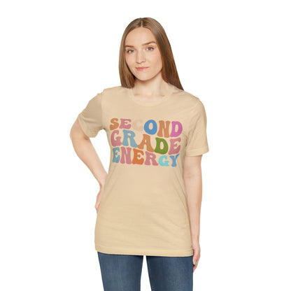 Cute Teacher Shirt, Second Grade Energy Shirt, Shirt for Second Grade, Teacher Appreciation Shirt, Best Teacher Shirt, T496
