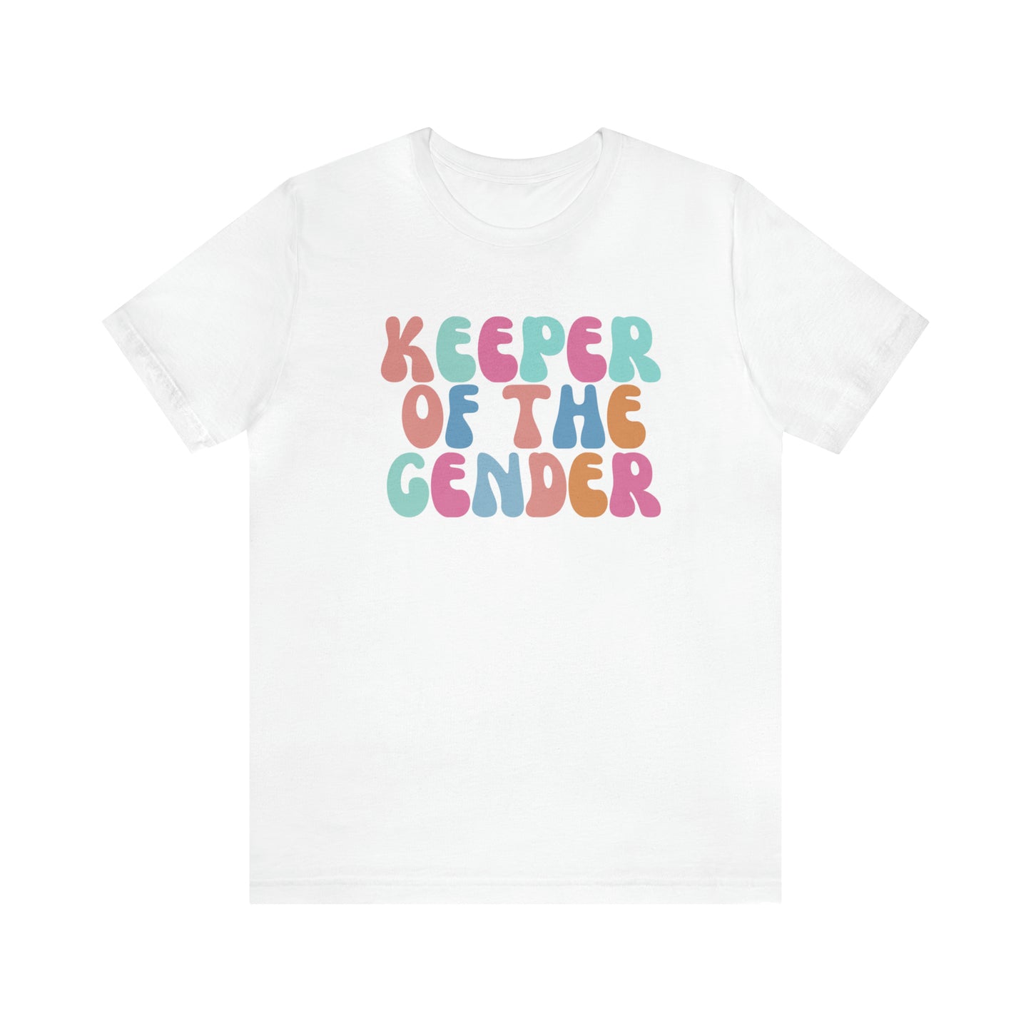 Cute Baby Announcement Shirt for Gender Reveal, Keeper of the Gender Shirt, Gender Reveal Party Tee, T331