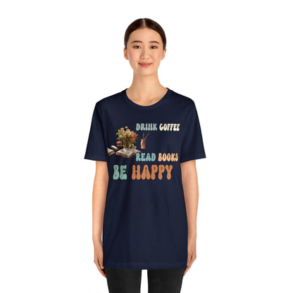 Reading Shirt, Book Lover Shirt, Coffee Lover Gift, Librarian Shirts, Teacher Book Shirt , Reading Shirt, T174