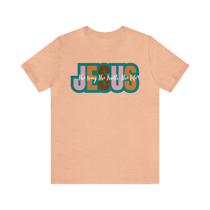 Retro Christian Tshirt, Jesus Tee for Christian Apparel, Christian Shirt for Women, T255