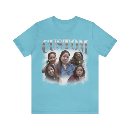 Custom Your Own Bootleg Tee, Retro Custom Bootleg Rap Tee, Custom Your Photo, T1374