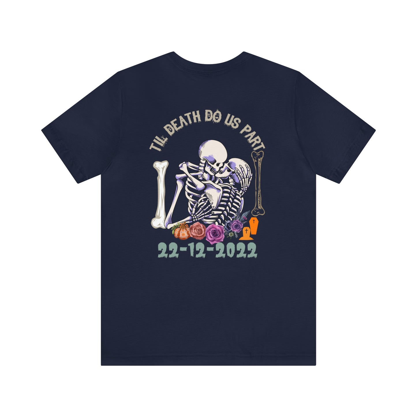 Custom Til Death Do Us Part Couples Shirt , Spooky Couple Anniversary Gift Matching shirts, Halloween Wedding Gift, T683