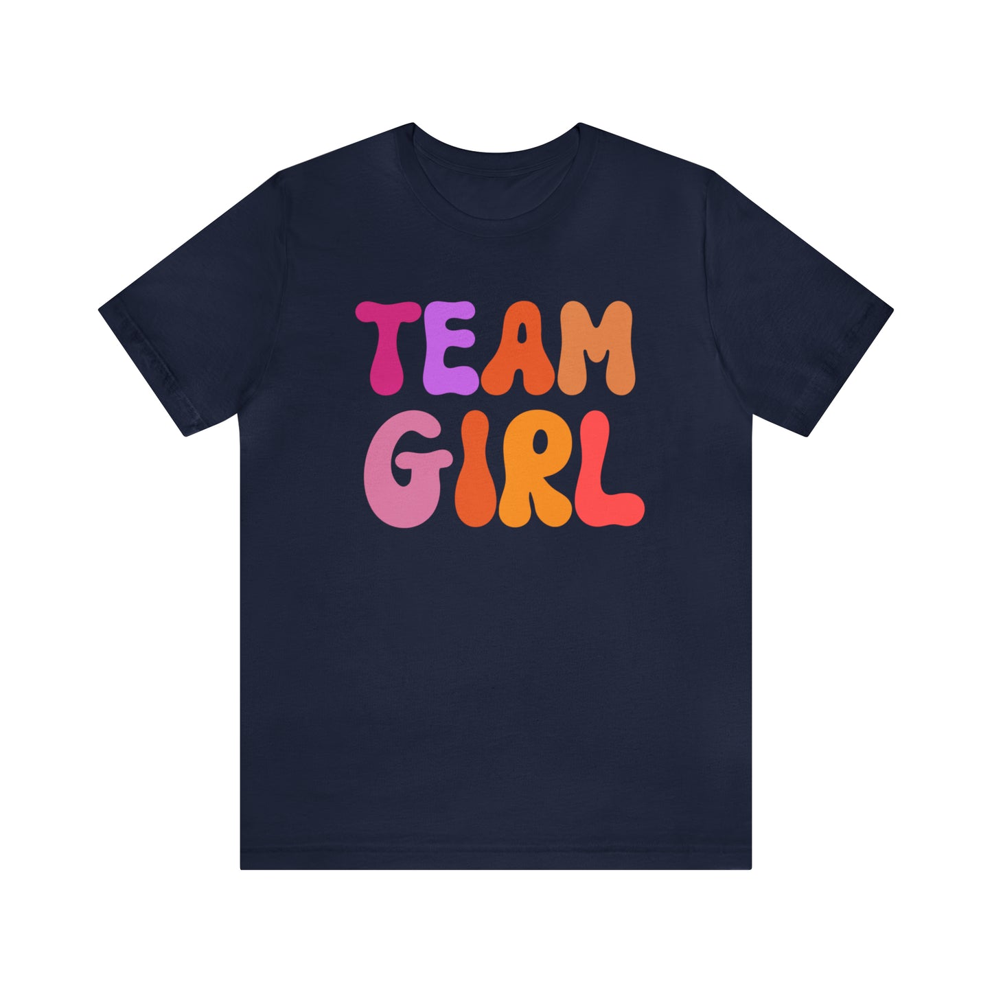 Team Girl Shirt for Gender Reveal, Cute Baby Announcement Shirt for Gender Reveal, Gender Announcement Gift for Her, T446