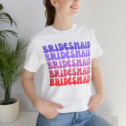 Retro Bridesmaid TShirt, Bridesmaid Shirt for Women, T285