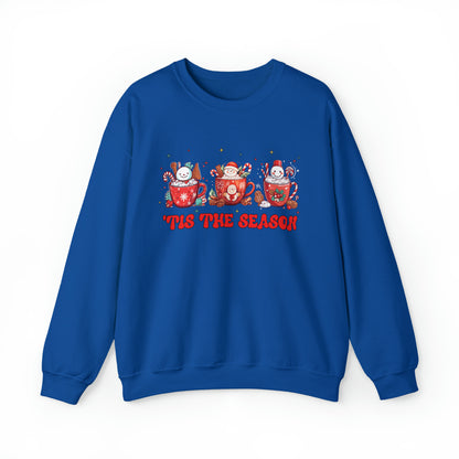 Christmas Tis The Season Sweatshirt, Merry Christmas Shirt, Christmas Tree Sweater, Christmas Tree shirt, Christmas Cake Sweatshirt, S891