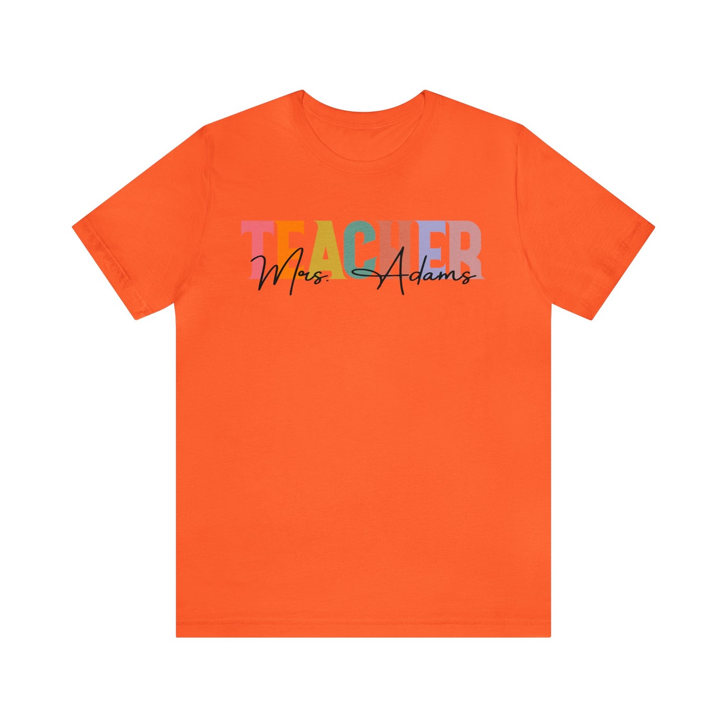 Personalized Teacher Name Shirt, Best Teacher Shirt, Teacher Appreciation Shirt, Teacher's Day Gift, Custom Teacher Shirt, T1493