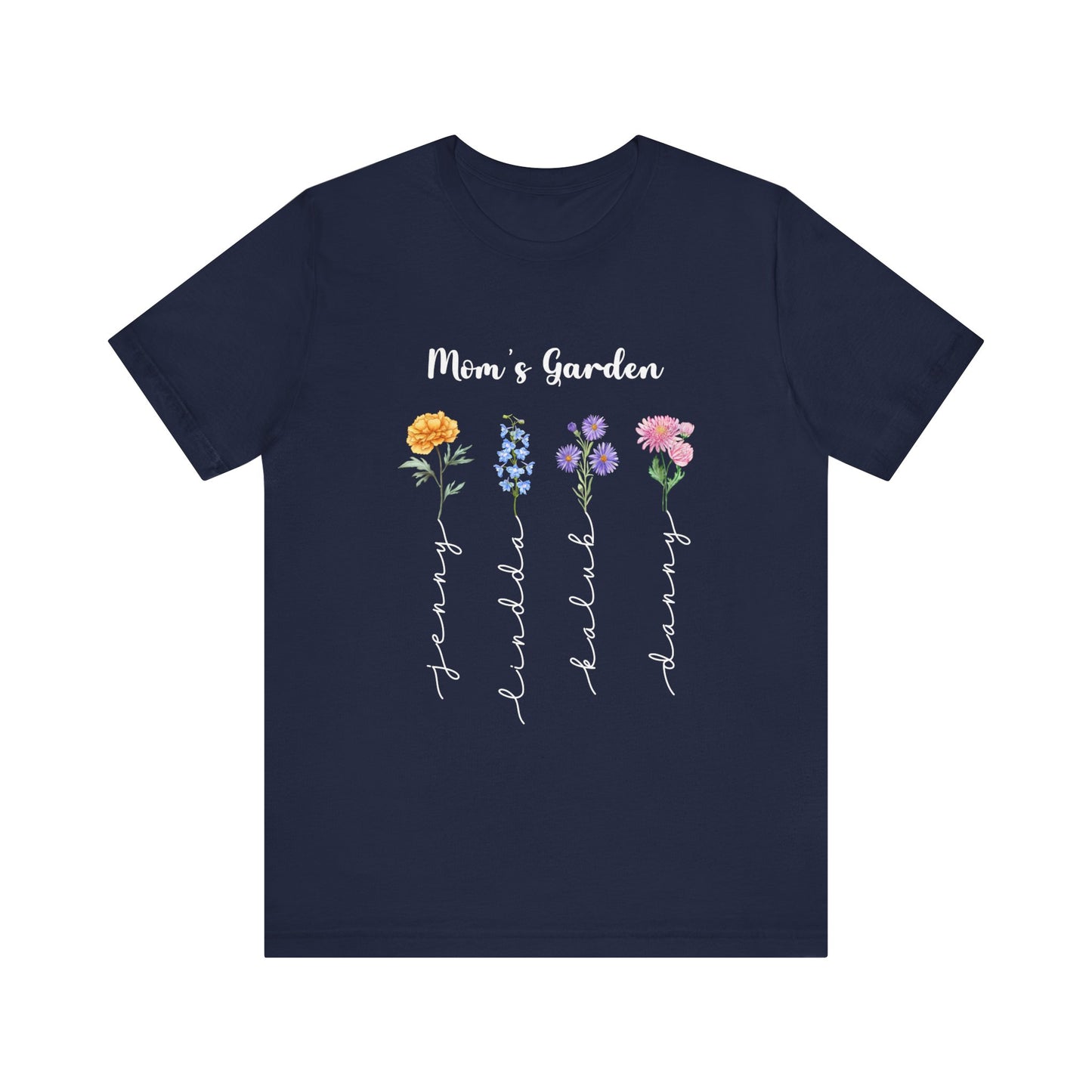 Custom Birth Month Flowers Shirt, Custom Moms Garden Shirt, Grandmas Garden Sign Shirt, Birth Month Flower Shirt,  Birth Flower Shirt, T1610