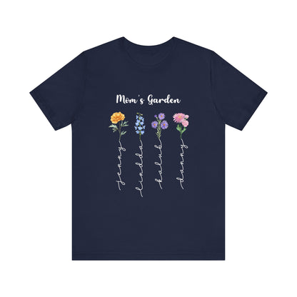 Custom Birth Month Flowers Shirt, Custom Moms Garden Shirt, Grandmas Garden Sign Shirt, Birth Month Flower Shirt,  Birth Flower Shirt, T1610
